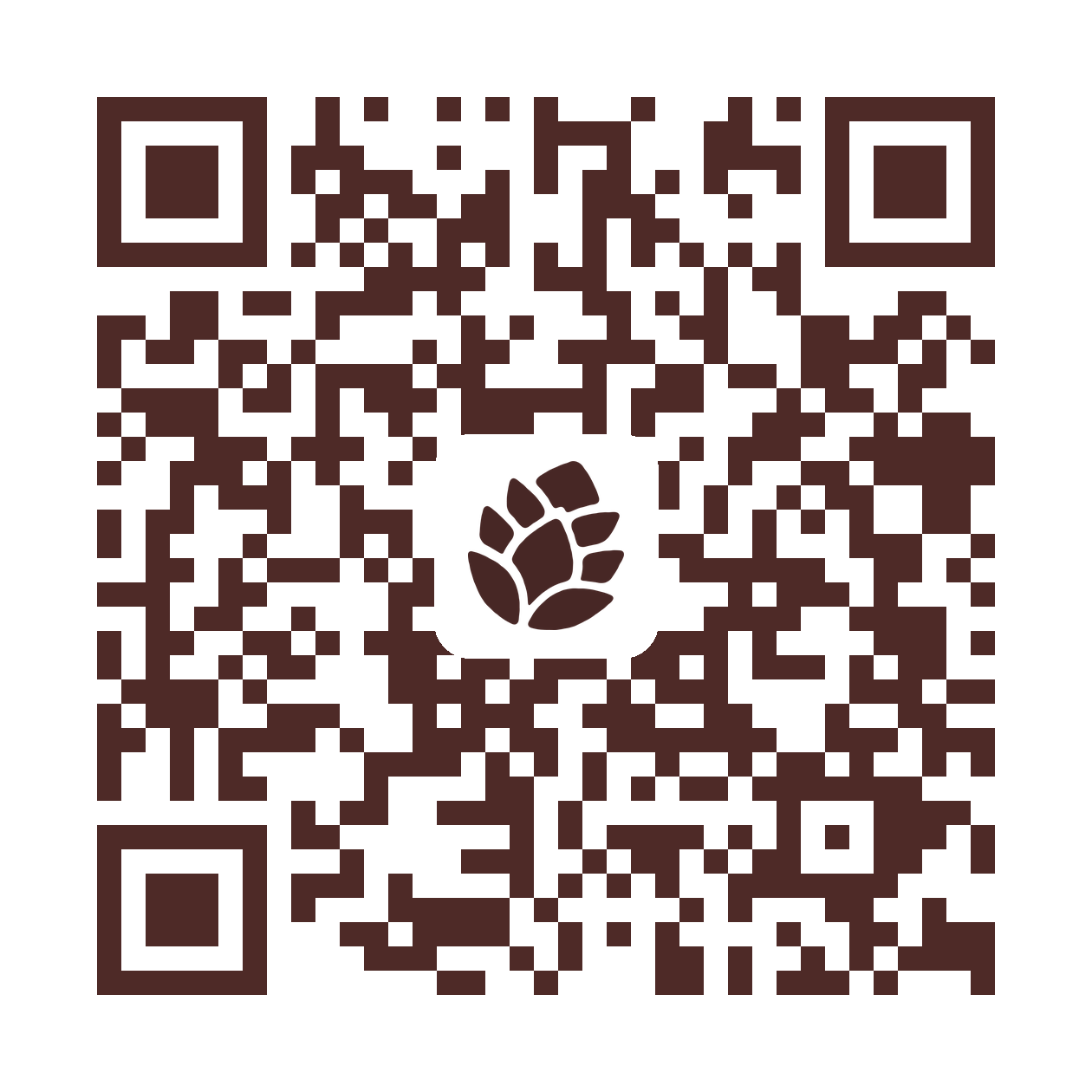 QR code to order from Thirsty Hop through Clover